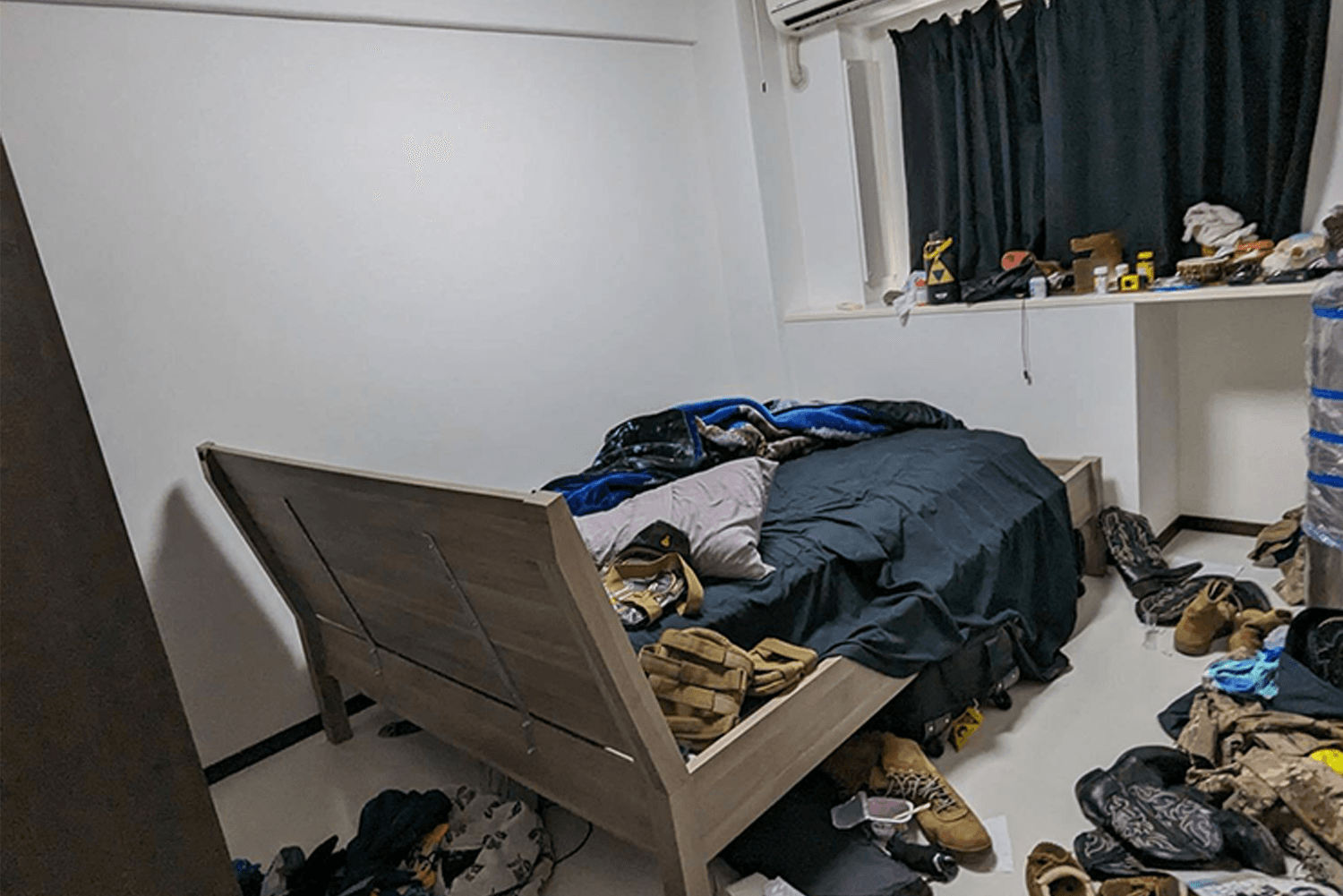 Bedroom cleanout, before